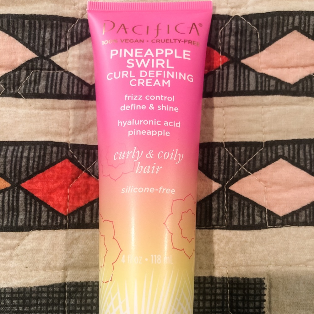 New! Pacifica Pineapple Swirl Curl Defining Cream